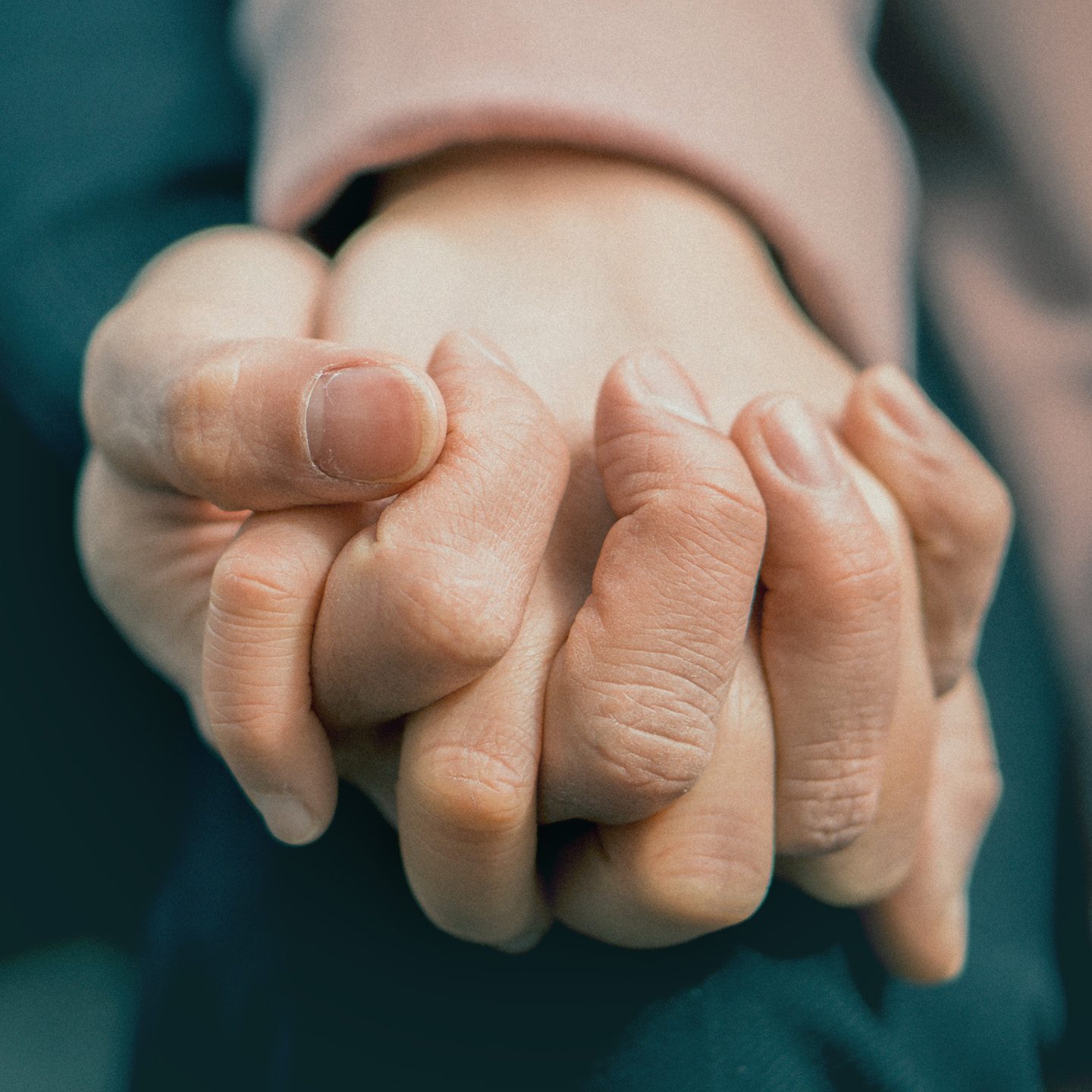 holding hands